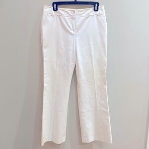 Halogen Taylor fit white pants, size 8 petite